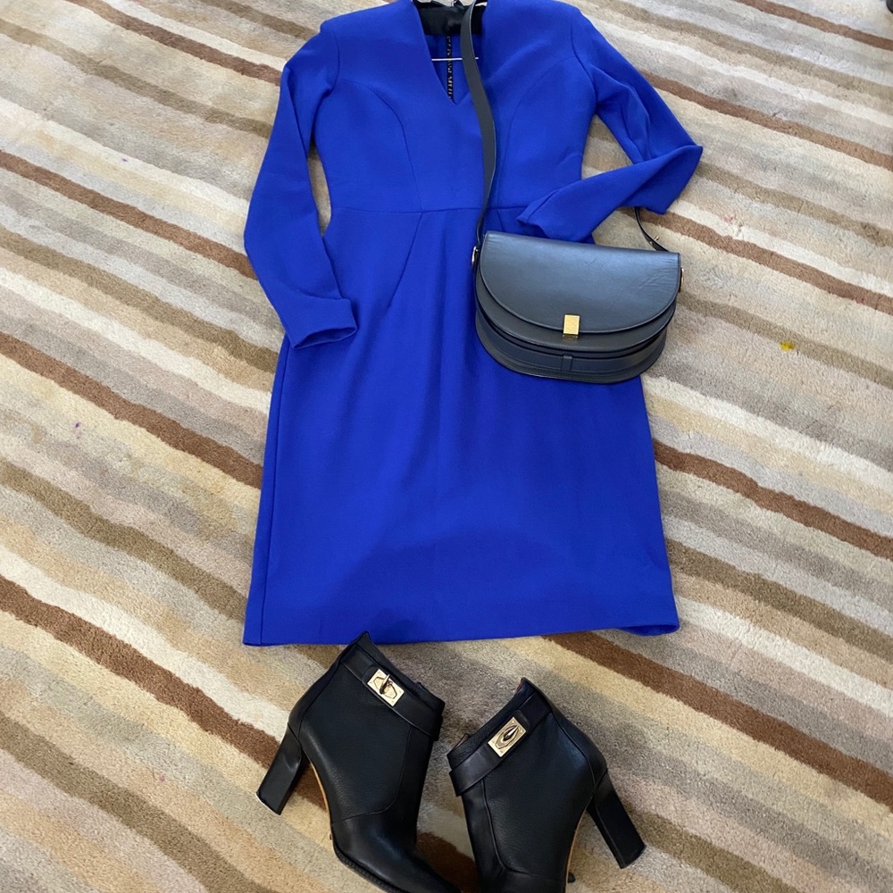 COPY - Blue SAFiYAA london dress. Size 36.